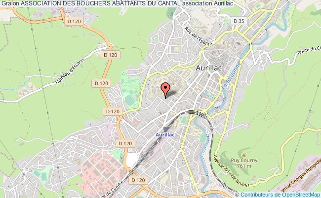 plan association Association Des Bouchers Abattants Du Cantal Aurillac