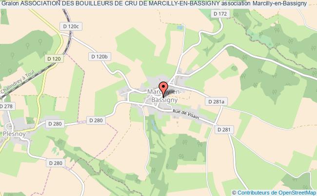 plan association Association Des Bouilleurs De Cru De Marcilly-en-bassigny Marcilly-en-Bassigny