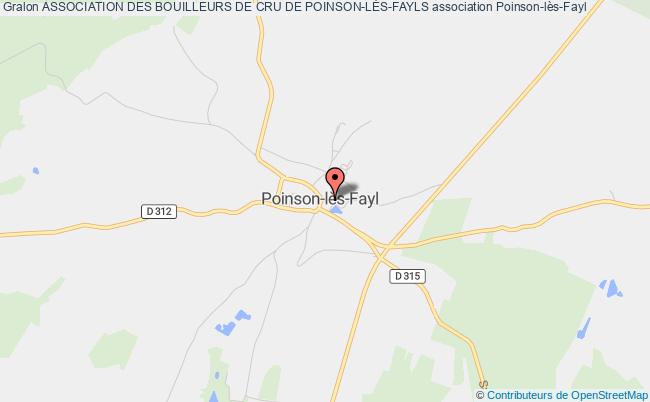plan association Association Des Bouilleurs De Cru De Poinson-lÈs-fayls Poinson-lès-Fayl