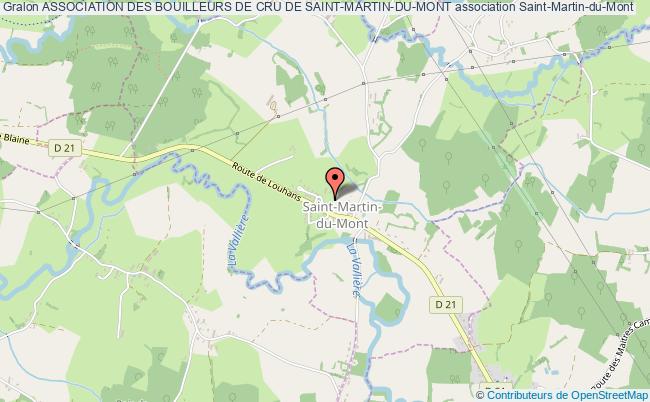 plan association Association Des Bouilleurs De Cru De Saint-martin-du-mont Saint-Martin-du-Mont
