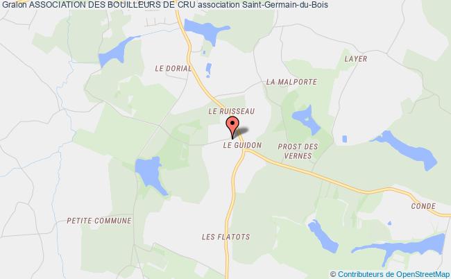 plan association Association Des Bouilleurs De Cru Saint-Germain-du-Bois