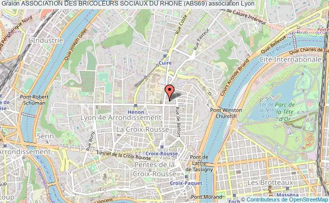 plan association Association Des Bricoleurs Sociaux Du Rhone (abs69) Lyon