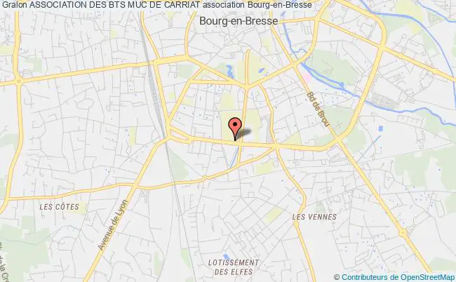 plan association Association Des Bts Muc De Carriat Bourg-en-Bresse
