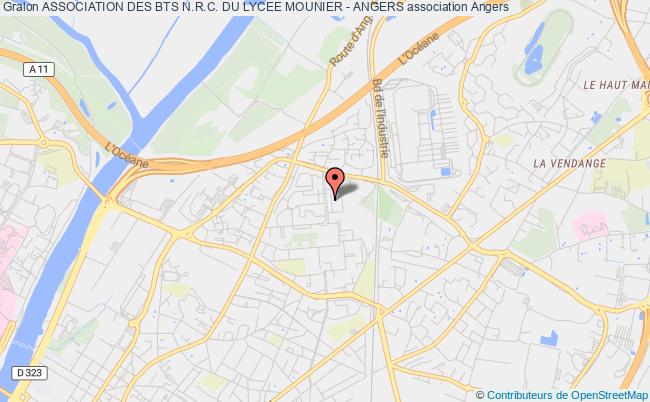 plan association Association Des Bts N.r.c. Du Lycee Mounier - Angers Angers