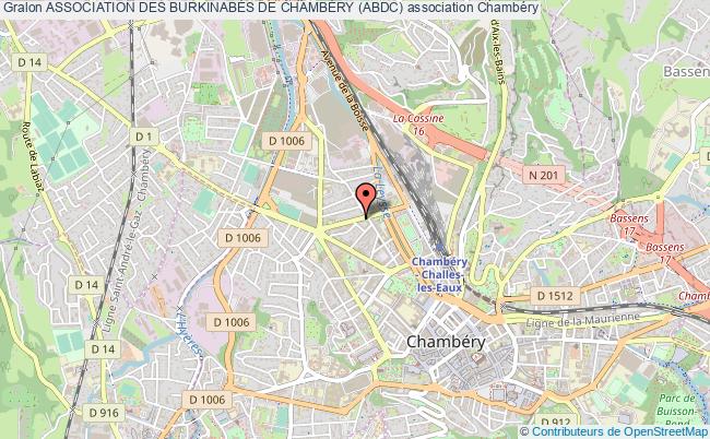 plan association Association Des BurkinabÉs De ChambÉry (abdc) Chambéry