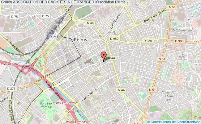 plan association Association Des Cabistes A L'etranger Reims