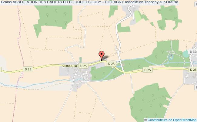 plan association Association Des Cadets Du Bouquet Soucy - Thorigny Thorigny-sur-Oreuse