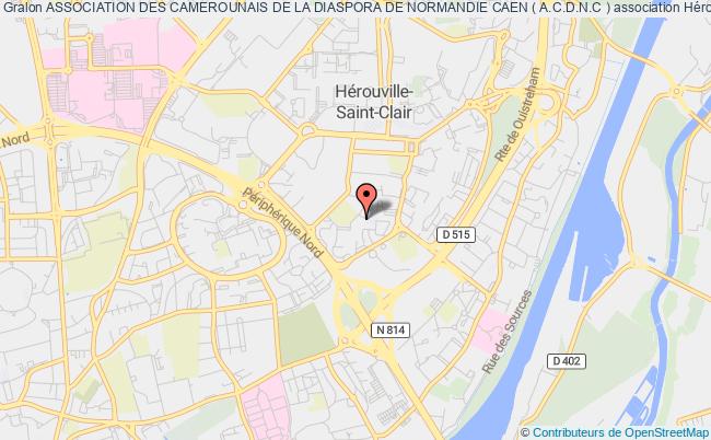 plan association Association Des Camerounais De La Diaspora De Normandie Caen ( A.c.d.n.c ) Hérouville-Saint-Clair