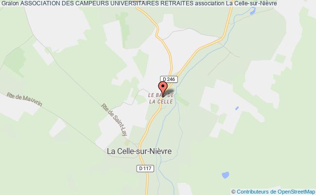 plan association Association Des Campeurs Universitaires Retraites Celle-sur-Nièvre