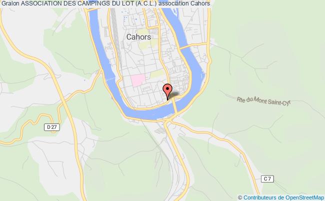 plan association Association Des Campings Du Lot (a.c.l.) Cahors