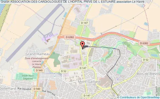 plan association Association Des Cardiologues De L'hopital Prive De L Estuaire Havre