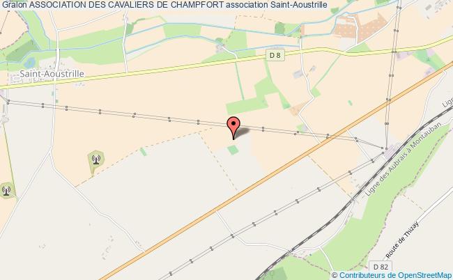 plan association Association Des Cavaliers De Champfort Saint-Aoustrille