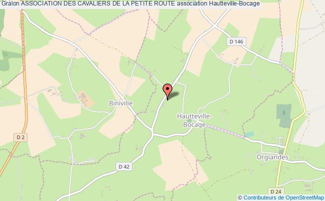 plan association Association Des Cavaliers De La Petite Route Hautteville-Bocage