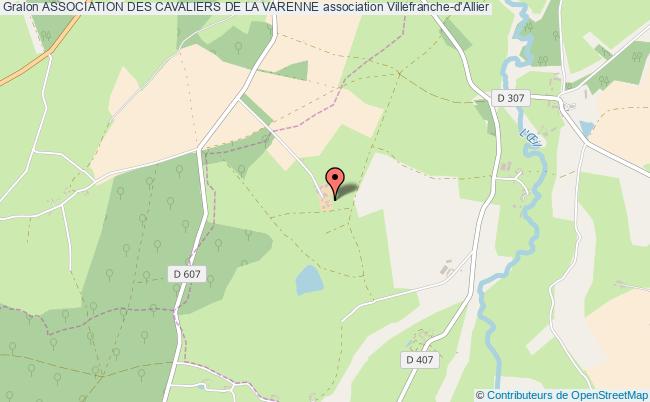 plan association Association Des Cavaliers De La Varenne Villefranche-d'Allier
