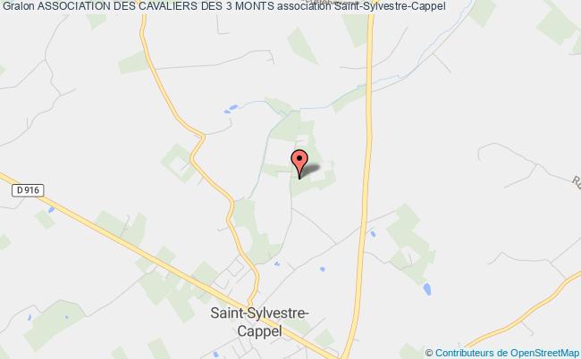 plan association Association Des Cavaliers Des 3 Monts Saint-Sylvestre-Cappel