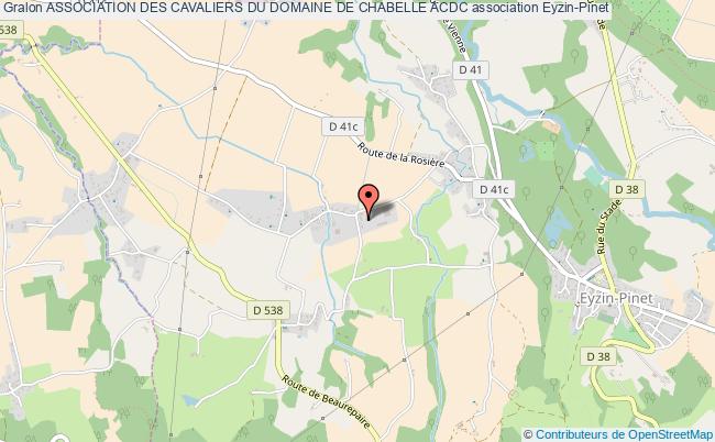 plan association Association Des Cavaliers Du Domaine De Chabelle Acdc Eyzin-Pinet