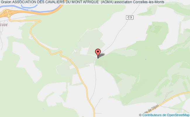 plan association Association Des Cavaliers Du Mont Afrique  (acma) Corcelles-les-Monts