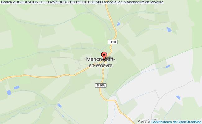 plan association Association Des Cavaliers Du Petit Chemin Manoncourt-en-Woëvre