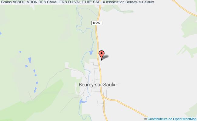 plan association Association Des Cavaliers Du Val D'hip' Saulx Beurey-sur-Saulx