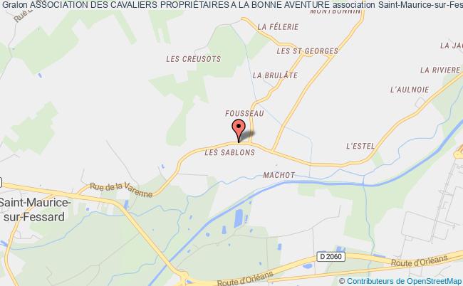plan association Association Des Cavaliers PropriÉtaires A La Bonne Aventure Saint-Maurice-sur-Fessard