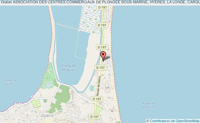 plan association Association Des Centres Commerciaux De Plongee Sous-marine, Hyeres, La Londe, Carqueiranne Hyères