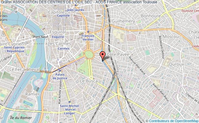 plan association Association Des Centres De L'oeil Sec - Acos France Toulouse