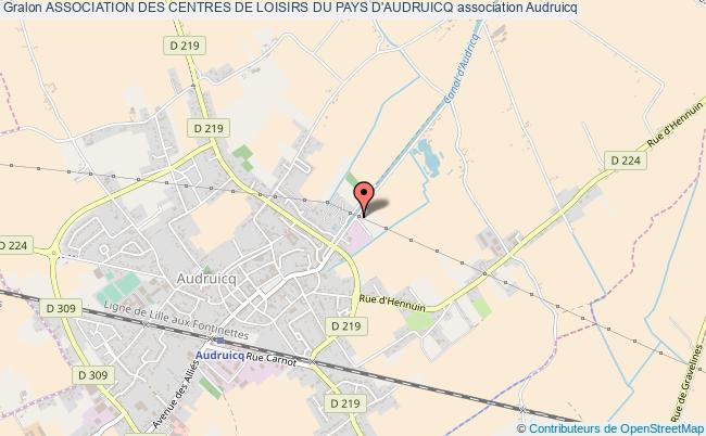 ASSOCIATION DES CENTRES DE LOISIRS DU PAYS D'AUDRUICQ