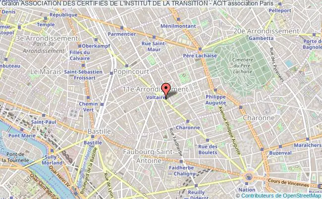 plan association Association Des Certifies De L'institut De La Transition - Acit Paris