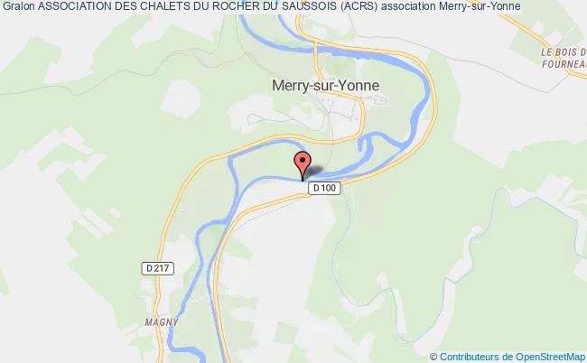plan association Association Des Chalets Du Rocher Du Saussois (acrs) Merry-sur-Yonne