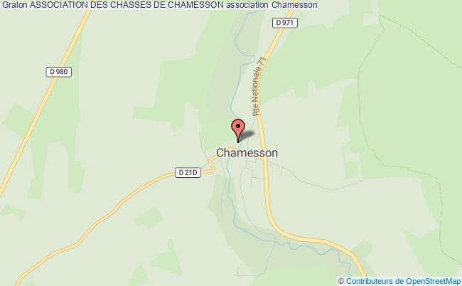plan association Association Des Chasses De Chamesson Chamesson