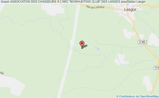 plan association Association Des Chasseurs À L'arc "bowhunting Club" Des Landes Lesgor