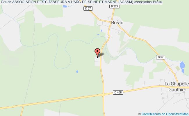 plan association Association Des Chasseurs A L'arc De Seine Et Marne (acasm) Bréau