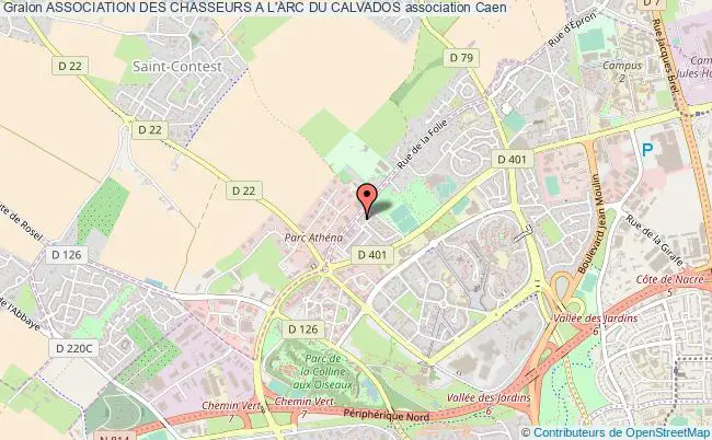 plan association Association Des Chasseurs A L'arc Du Calvados Caen