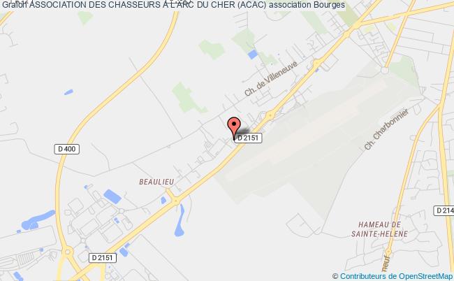 plan association Association Des Chasseurs A L'arc Du Cher (acac) Bourges