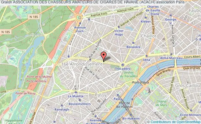 plan association Association Des Chasseurs Amateurs De Cigares De Havane (acach) Paris