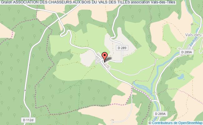 plan association Association Des Chasseurs Aux Bois Du Vals Des Tilles Vals-des-Tilles