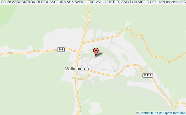 ASSOCIATION DES CHASSEURS AUX SANGLIERS VALLIGUIERES SAINT HILAIRE D'OZILHAN