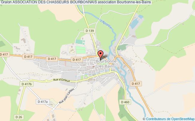 plan association Association Des Chasseurs Bourbonnais Bourbonne-les-Bains