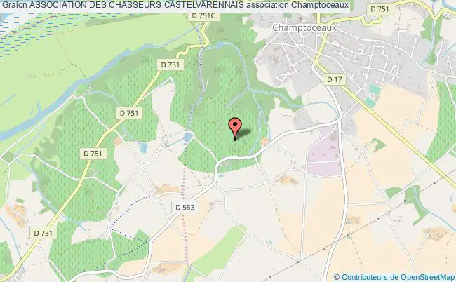 plan association Association Des Chasseurs Castelvarennais La    Varenne