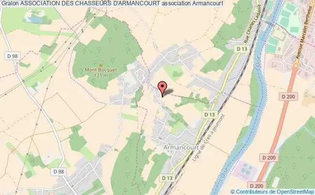 plan association Association Des Chasseurs D'armancourt Armancourt