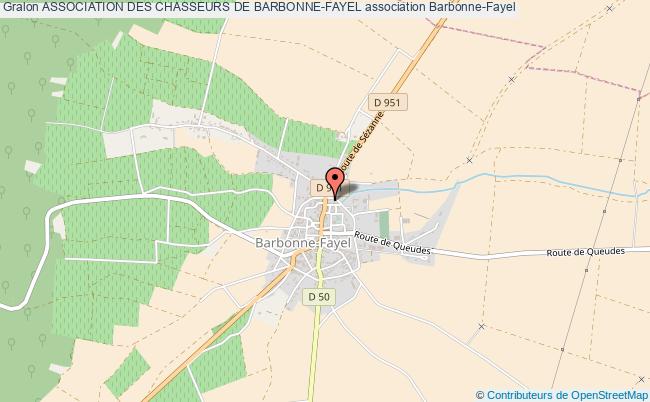 plan association Association Des Chasseurs De Barbonne-fayel Barbonne-Fayel