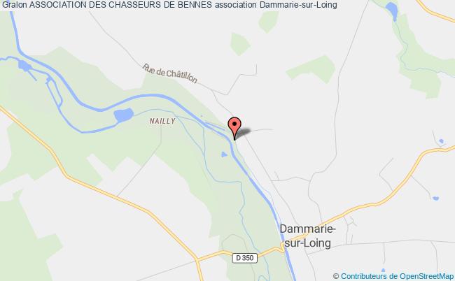 plan association Association Des Chasseurs De Bennes Dammarie-sur-Loing