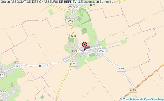 plan association Association Des Chasseurs De Berneville Berneville