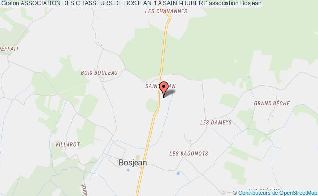 plan association Association Des Chasseurs De Bosjean 'la Saint-hubert' Bosjean
