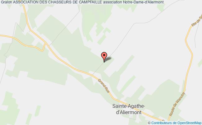 plan association Association Des Chasseurs De Campfaille Notre-Dame-d'Aliermont