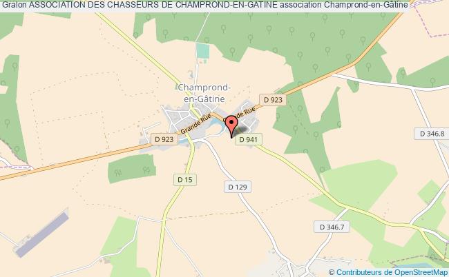 plan association Association Des Chasseurs De Champrond-en-gatine Champrond-en-Gâtine