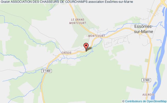 plan association Association Des Chasseurs De Courchamps Essômes-sur-Marne