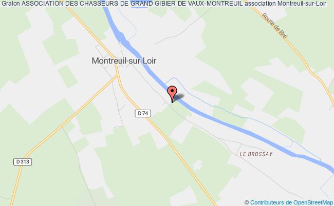 plan association Association Des Chasseurs De Grand Gibier De Vaux-montreuil Montreuil-sur-Loir