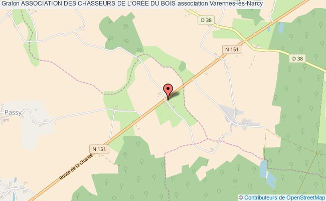 plan association Association Des Chasseurs De L'orÉe Du Bois Varennes-lès-Narcy
