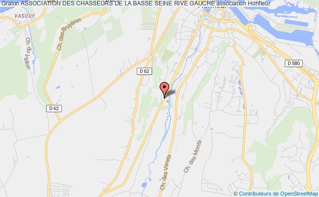 plan association Association Des Chasseurs De La Basse Seine Rive Gauche Honfleur